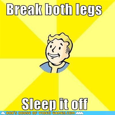 funny video game photos  - 8 Hours Cures Everything